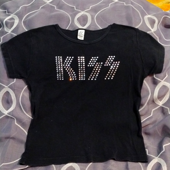Vintage KISS Crop Top - Picture 2 of 4